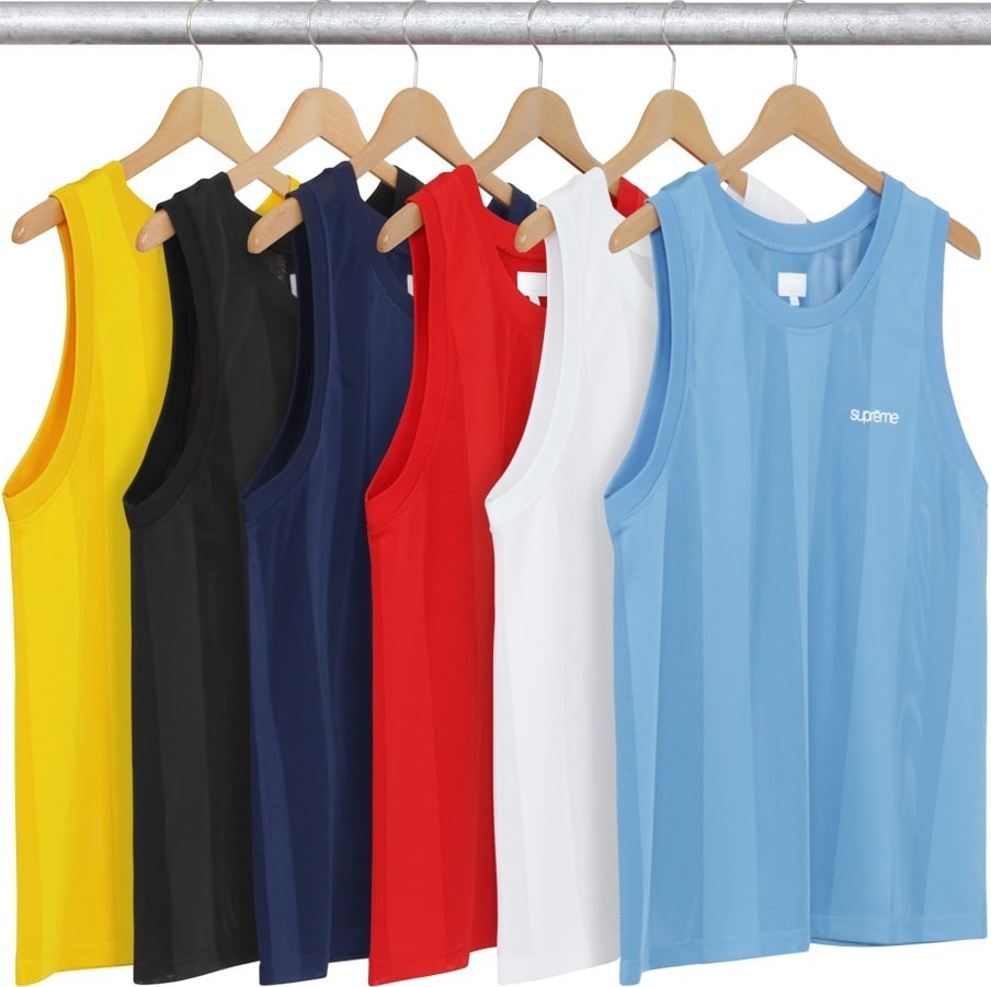 Mesh Stripe Tank Top